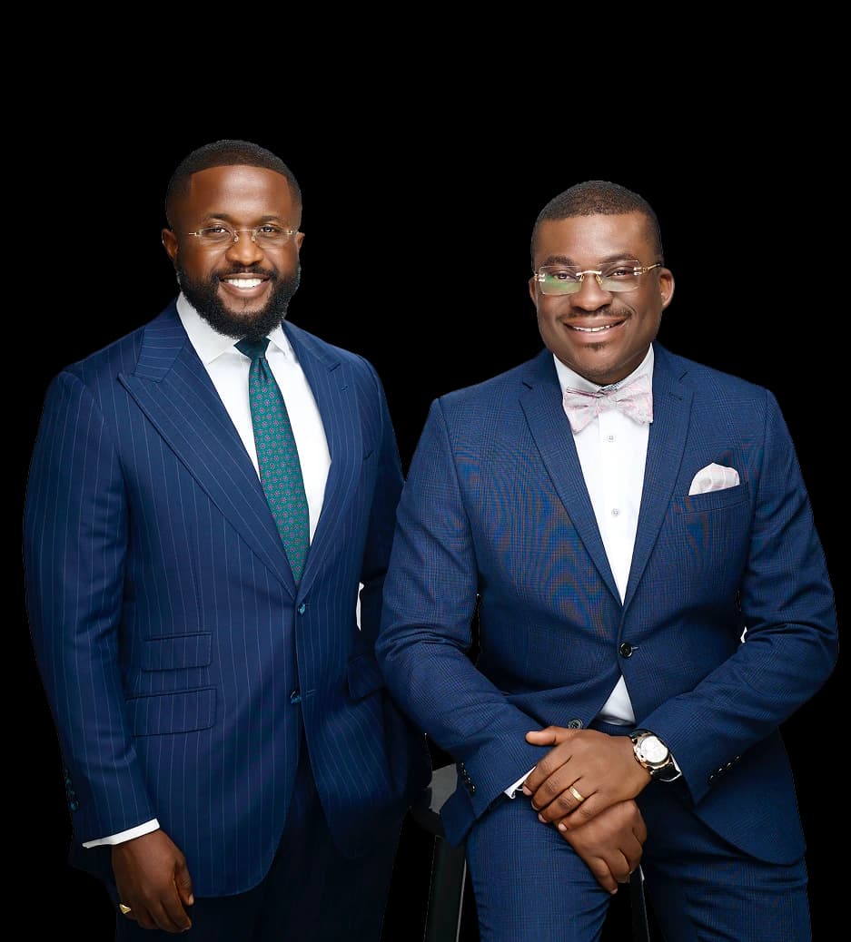 picture of the two founders sitting side by side